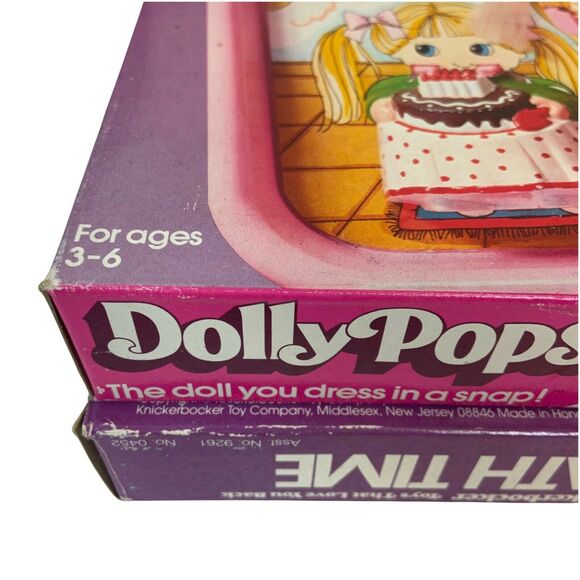 Dolly Pops Bath And Birthday Time Doll Outfit Toy Set Of 2 Vintage Knickerbocker - Picture 6 of 14